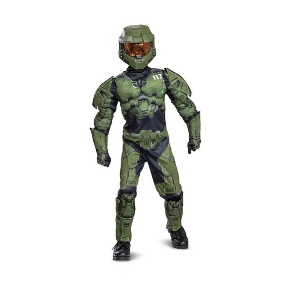 Disguise Boys Halo Master Chief Deluxe Costume Size M 8-10 - Picture 1 of 8